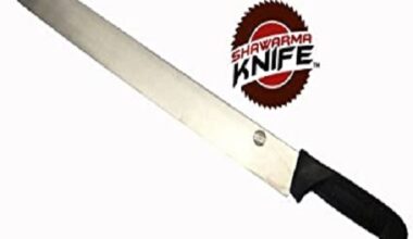 Shawarma Knife Stainless Steel Gyro Knife| Professional-Grade for Commercial Use