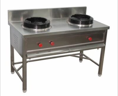 Chinese Cooking Range double Burner stove for hotels