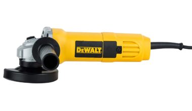 DEWALT DW801-IN, 850W, 4'' (100mm) Heavy Duty Angle Grinder Engineered For Heavy Duty Applications with Spindle Lock and Toggle switch, 2 Year Warranty (SIDE HANDLE INCLUDED)