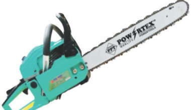 Powertex PPT GCS 18 A Petrol Chainsaw – 58cc 2-Stroke Gasoline Engine with 18-Inch Bar for Heavy-Duty Wood Cutting – Powerful, Durable, and Easy to Operate