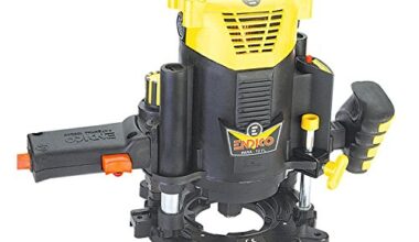 Endico 12 mm Router PARA12FL (Plunge Type) Color : Black