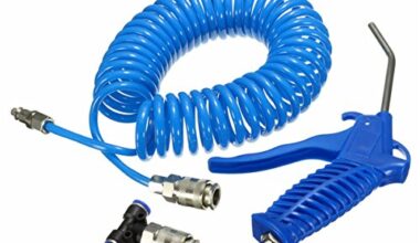 Air Blower Blow Spray Gun + 5m Recoil Hose Dust Blower Clean Nozzle