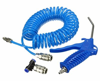 Air Blower Blow Spray Gun + 5m Recoil Hose Dust Blower Clean Nozzle