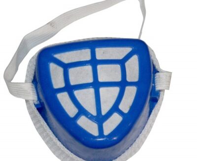 Half Face Adjustable V Shaped Mask and Filter for Safety Protection Against Dust, Pollution