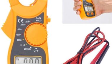 Generic Portable LCD Digital Clamp Ampere AC DC Voltage Multi Meter Current OHM Tester