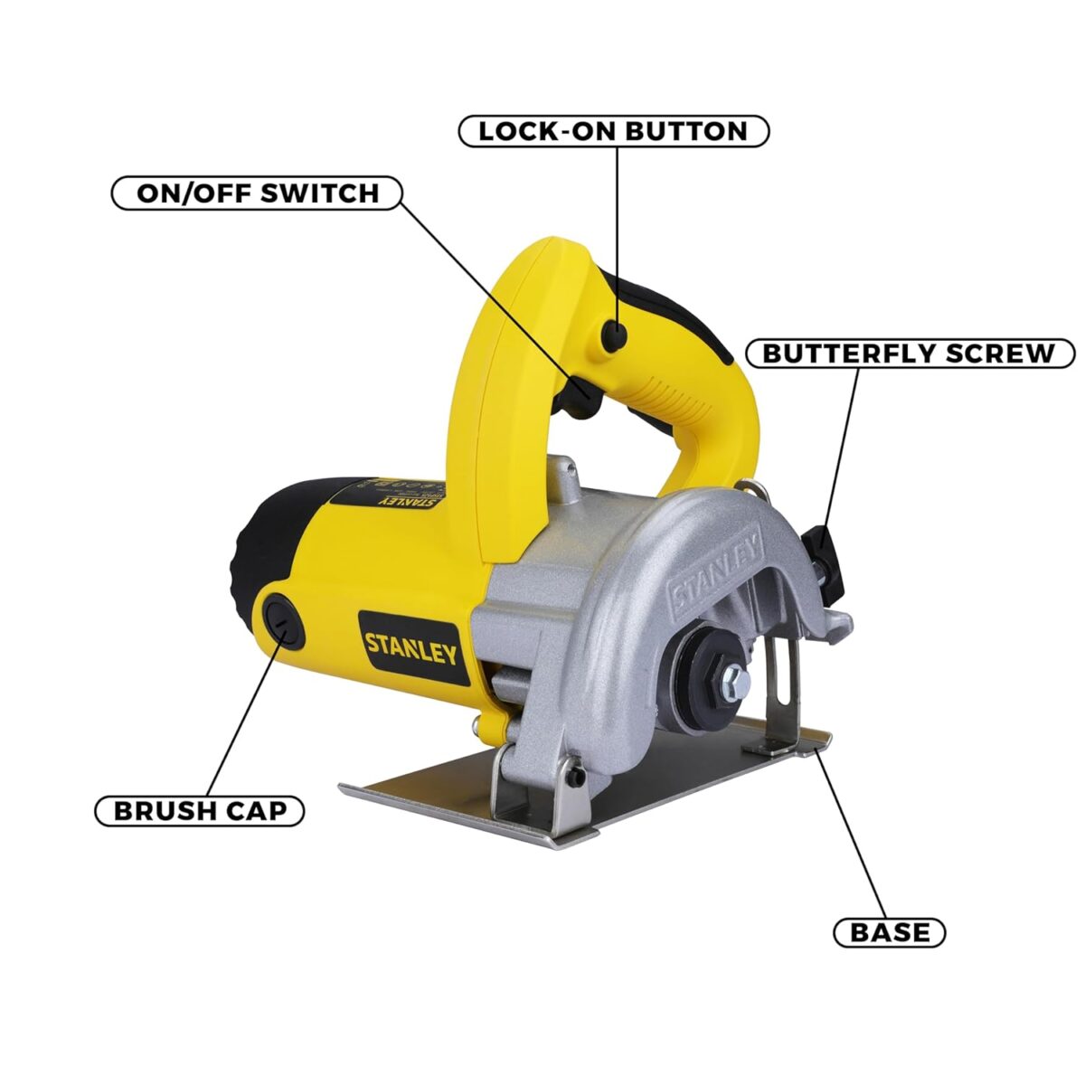 Stanley 1320-Watt 125mm Tile Cutter (Yellow and Black) - Image 4