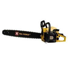 XtraPower 58cc Gasoline Chain Saw XPG-CS18 – 2-Stroke Petrol Chainsaw with 18-Inch Bar for Heavy-Duty Wood Cutting