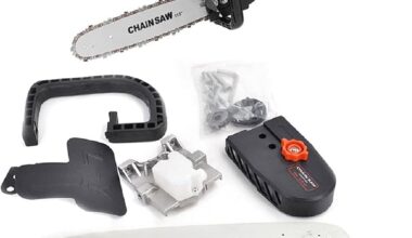 Chainsaw attachment For electric angle grinder - convertible chain saw stand bracket set 11.5 inch.