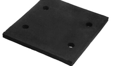 Rubber backing pad  for orbit sander