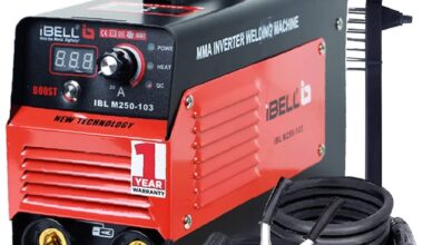 iBELL Inverter ARC Welding Machine (IGBT) 250A with Hot Start,Anti-Stick,Arc Force,Power Boost Functions IBL M250-103- 1 Year Warranty