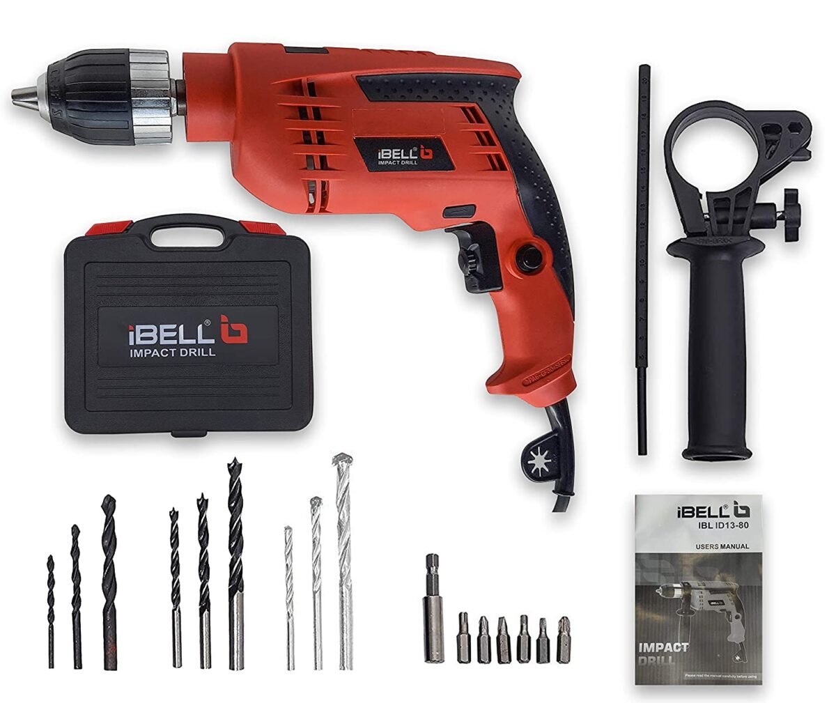 IBELL-Impact-Drill-2800RPM-Accessories