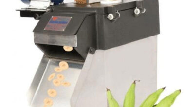 Samnantools Banana Slicer Machine with 0.5hp Motor, 150kg per hr-for Commercial use