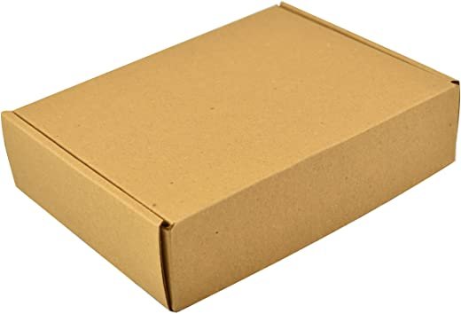 BALLERINA'S Corrugated Box E-Flute Pack of 100, 8 inch x 6 inch x 2 inch