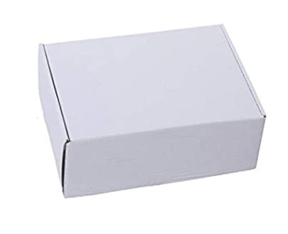 3PlyPrimo White Flat Corrugated Packaging Box - 4"x4"x1.5" (Pack of 1000pcs)
