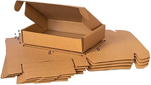 packbox.in 3 Ply Postal Corrugated, Shipping, Packaging, Storage, Small Box, E- Commerce Packing (Pack of 15 Nos) (Size_8X6X2)