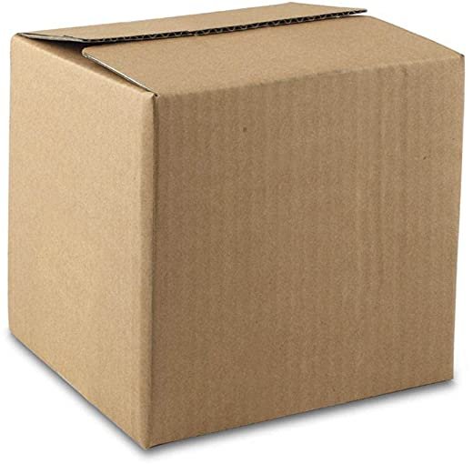 TwoDot Design Corrugated Boxes Packaging, 5"L x 5"W x 5"H, Regular Slotted Brown Box - Pack Of 50