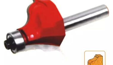 Samnantools Shank-8MM {Dia.10 MM} Bevel Carving Router/Trimmer Bit