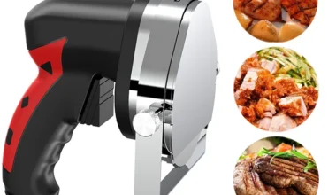 Samnantools Kebab Cutter Doner Kebab Knife Slicer Electric Shawarma Cutter 220V-240V