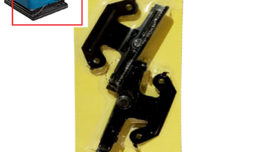 Orbital sander paper clamp | Sandpaper clamp mechanism for orbital finishing sander