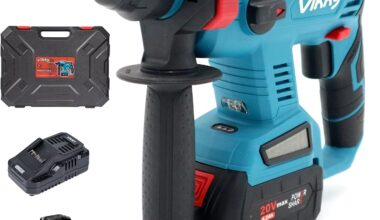 DVK Cordless Rotary Hammer - Powerful and Versatile Tool for Drilling and Chiseling Tasks