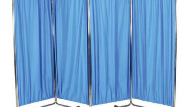 Zenith Healthcare 4 Fold Bed Side Screen WH1182 - Versatile Privacy Solution for Healthcare Settings