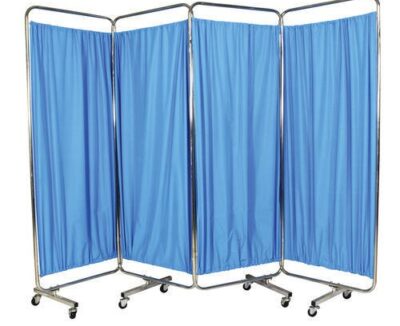 Zenith Healthcare 4 Fold Bed Side Screen WH1182 - Versatile Privacy Solution for Healthcare Settings