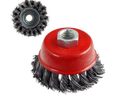XTRAPOWER Brand Cup Brush 3" Twisted Type - High-Quality Cleaning Tool