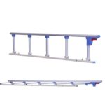 Hospital Bed Guard Aluminum Alloy Retractable Collapsible Side Bed Guard Railing (1 pc) for Patients