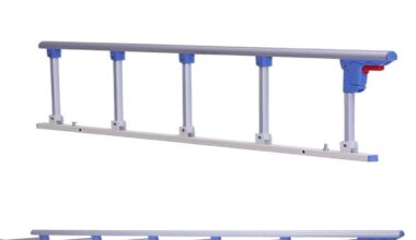 Hospital Bed Guard Aluminum Alloy Retractable Collapsible Side Bed Guard Railing (1 pc) for Patients