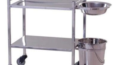 Zenith Hospital Dressing Trolley ZHP0145 - Stainless Steel Trolley for Convenient Storage and Mobility