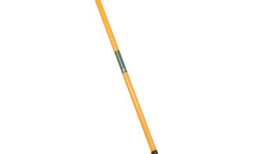 12-Teeth Garden Rake with Long Handle (Multicolor)
