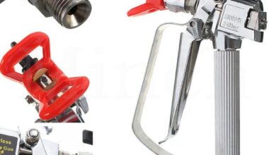 High Pressure 3600psi Airless Paint Spray Gun Power Tool with Tip & Tip Guard