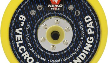 6-Inch Velcro Sanding Pad - Versatile and Efficient Surface Sanding Solution