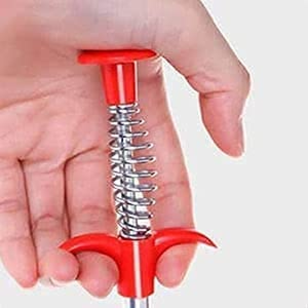 Drain Pipe Cleaning Spring Stick, Hair Catching Drain Pipe Cleaning Claw Wire, Sink Cleaning Stick Sewer Sink Tub Dredge Remover, Spring Drain Pipe Basin Cleaner Tool (160 cm) - Image 6