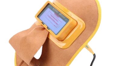 Samnantools Yellow Flip Cover Handheld Welding Shield – Durable, High-Visibility Protection for Welders