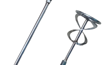 Paint Mixer Rod - Heavy-Duty Stirrer Rod for Drill Machines