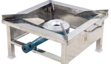 High-Quality 15*15 Stainless Steel Gas Bhatti/Chula - Commercial Stove Square Type