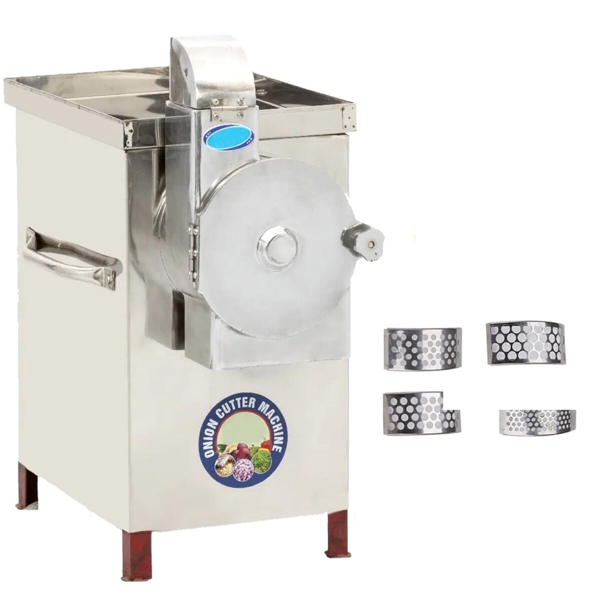 Efficient 1 HP Motor Onion Slicer Machine for Big Onion Slicing - Image 1