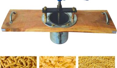 Efficient Hand Operated Sev Machine with Durable Steel Body