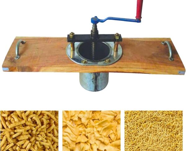 Efficient Hand Operated Sev Machine with Durable Steel Body