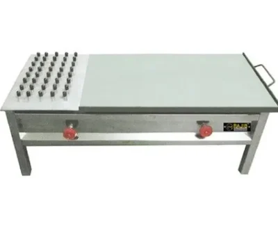 Dosa Puffer with Stand - Premium 1.5 x 3 Feet Stainless Steel Kitchen Accessory for Perfect Crispy Dosas - Ideal for Home Cooks and Professional Chefs - Sturdy Stand for Stability - Even Heat Distribution - Easy to Clean and Maintain