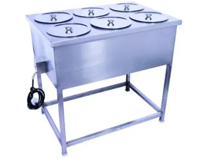 S. S. Bain Marie 6 Bowl with Stand: Stylish and Functional Catering Accessory