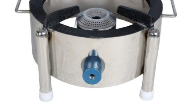 High-Quality 15*15 Stainless Steel Gas Bhatti/Chula – Commercial Stove Round Type