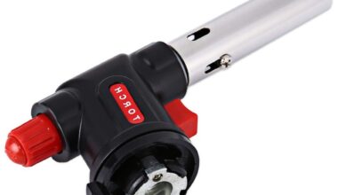 Versatile Refillable Torch Gun with Auto Ignition - Ideal for Burner, Lighter, Flamethrower, Soldering, Cooking, Hobby Work, and More!