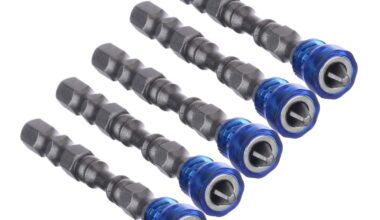 POWERTUFF Magnetic Ring Screw Bits: 65mm Length for Enhanced Efficiency