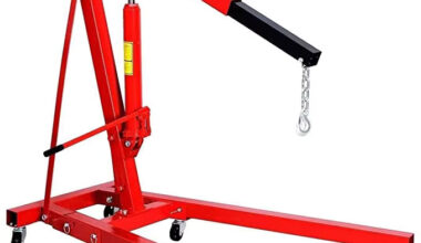 Samnantools high lift engine manual foldable 2 Ton shop crane for lifting|Hydraulic JIB Crane 2 Ton