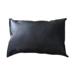 Samnantools Premium Black Color Hospital Leather Pillow Size 24×16 Suitable for Medical Patients Comfort Washable Pillow
