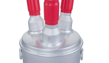 Aluminium Multi Puttu Maker 3 hole Steamer Kutti (Silver)