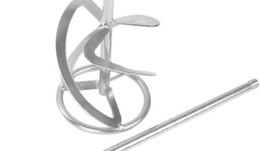 1pc 12mm thread Paint mixer Rod 22inch x 5inch for paint mixer machine use Mixing Putty, Cement, Paint and etc