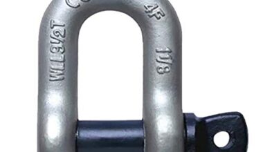 D-Shackle Capacity - 9.5 ton Material G80